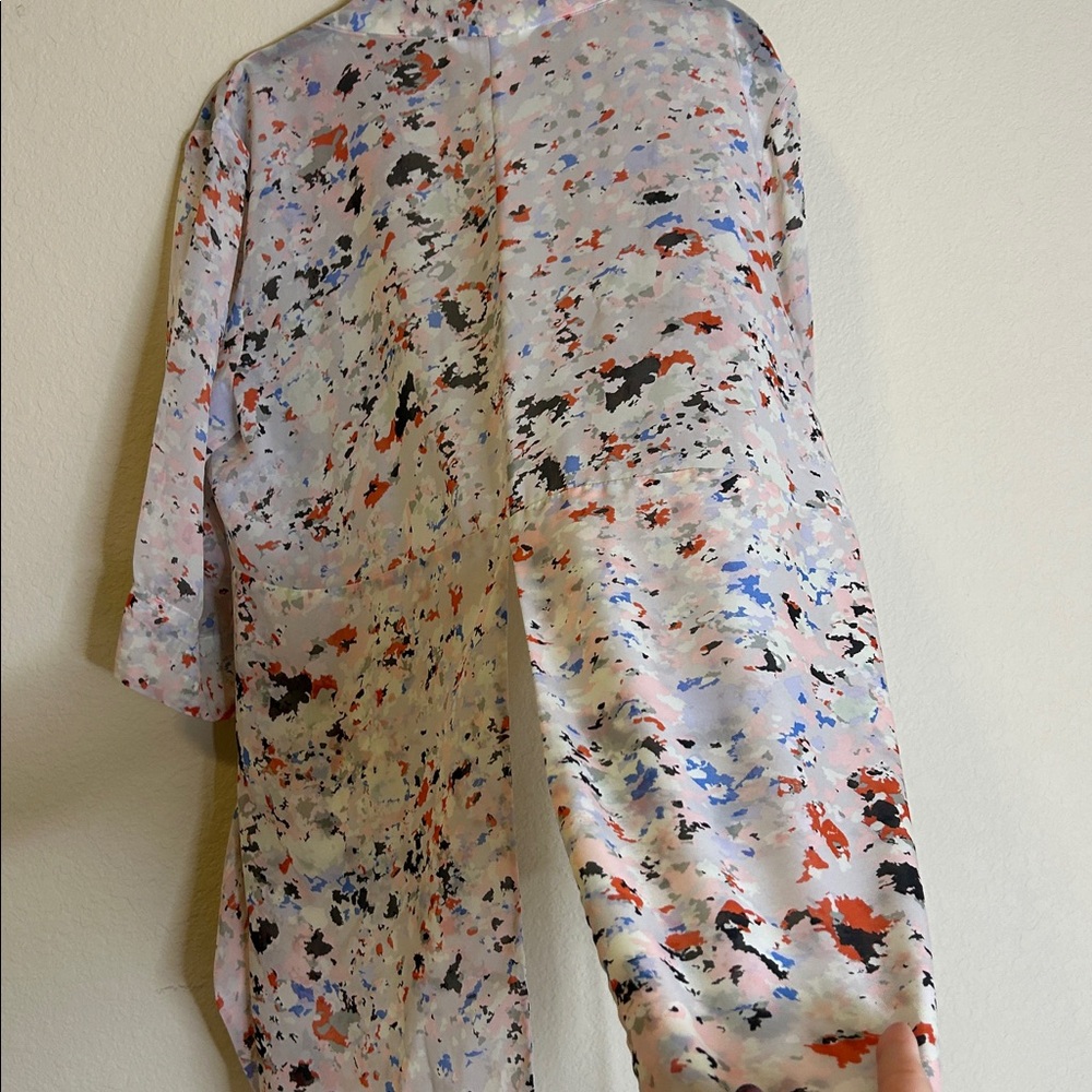 Bcbgeneration Multicolor Abstract Pattern Sheer K… - image 4